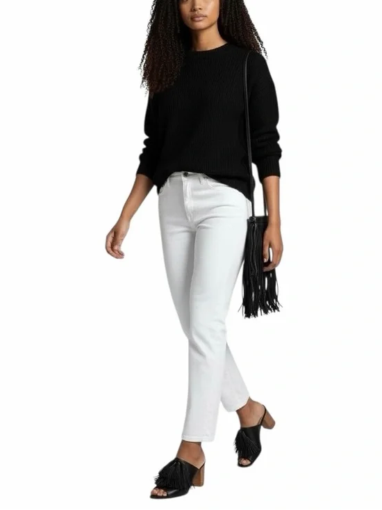 LOEFFLER RANDALL Cleo Black Tassel Leather Block Heel Sandal Mules + Box - Picture 12 of 16